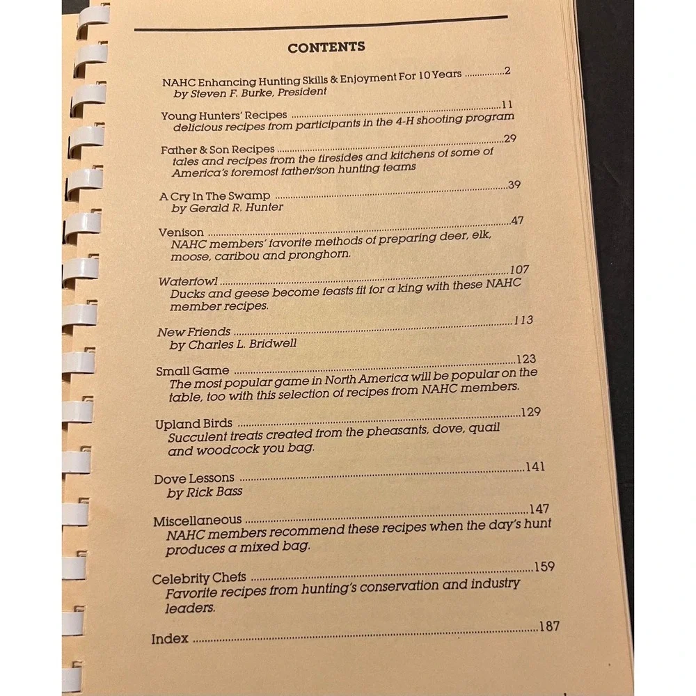 North American Hunting Club's Wild Game Cookbook 1978-88‎